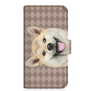 CASEMARKET Huawei nova 5T スリム手帳型ケース ZAKKA ZOO ノート キュート つぶらな瞳 柴犬 ワンワン フレンチ ダイヤ柄 ブラウン YAL-L21-BCM2S2822-78 CASEMARKET Huawei nova 5T スリム手帳型ケース ZAKKA ZOO ノート キュート つぶらな瞳 柴犬 ワンワン フレンチ ダイヤ柄 ブラウン YAL-L21-BCM2S2822-78