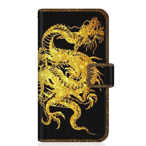 CASEMARKET Google Pixel 4 スリム手帳型ケース 昇り龍 金龍 - 金風 昇龍 手帳 G020N-BCM2S2200-78