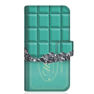 CASEMARKET Google Pixel 4 スリム手帳型ケース 板チョコ コレクション チョコレート ダイアリー ミント G020N-BCM2S2265-78