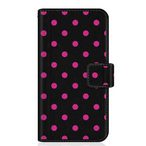 CASEMARKET Google Pixel 4 スリム手帳型ケース スウィート ブラック & ピンク ドット柄 スリム ダイアリー G020N-BCM2S2634-78 CASEMARKET Google Pixel 4 スリム手帳型ケース スウィート ブラック & ピンク ドット柄 スリム ダイアリー G020N-BCM2S2634-78