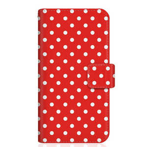 CASEMARKET Google Pixel 4 XL スリム手帳型ケース Dot Pattern ベビー レッド ノスタルジー G020P-BCM2S2546-78