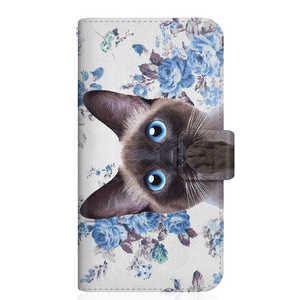 CASEMARKET Huawei nova 5T NYAGO スリム手帳型ケース ノート キュート 肉球をペロペロするにゃ~。 - シャムちゃん サマー フラワー だにゃ~。 ブルー YAL-L21-B CASEMARKET Huawei nova 5T NYAGO スリム手帳型ケース ノート キュート 肉球をペロペロするにゃ~。 - シャムちゃん サマー フラワー だにゃ~。 ブルー YAL-L21-B