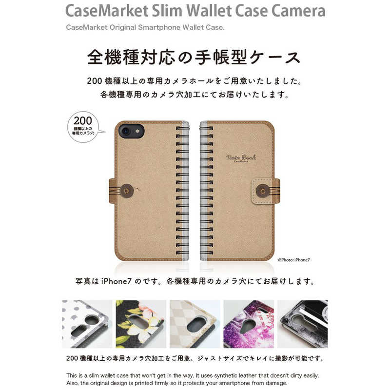 CASEMARKET CASEMARKET OPPO Reno3 A スリム手帳型ケース クラシック ノートブック スタイル イギリス風ノートタイプ CPH2013-BCM2S2090-78 CPH2013-BCM2S2090-78