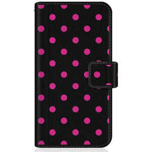 CASEMARKET OPPO Reno3 A スリム手帳型ケース スウィート ブラック & ピンク ドット柄 スリム ダイアリー CPH2013-BCM2S2634-78 CASEMARKET OPPO Reno3 A スリム手帳型ケース スウィート ブラック & ピンク ドット柄 スリム ダイアリー CPH2013-BCM2S2634-78