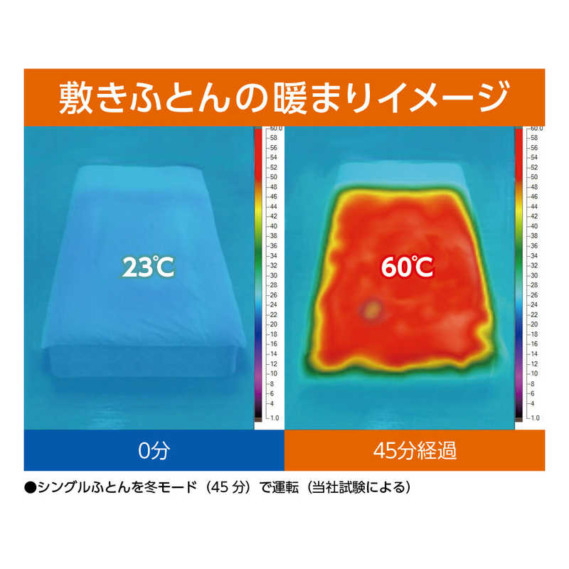 ドウシシャ ドウシシャ 布団乾燥機 クレベリンLED搭載 [ マット無タイプ / ダニ対策モード搭載 ] HKU-553CWGY HKU-553CWGY