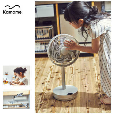 【新品】FKLV-231B-WH DCリビングファン Kamome kamomefan ドウシシャ kamome FKLW-231B WH リビング扇風機