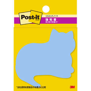 3Mジャパン Post-it(ポスト・イット)付箋 強粘着シルエットノートネコ SSS-NEU 3Mジャパン Post-it(ポスト・イット)付箋 強粘着シルエットノートネコ SSS-NEU