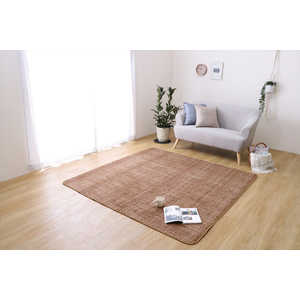 イケヒコ ホットカーペット対応 ラグ 無地調柄 約3畳