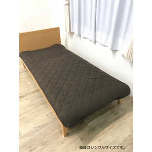 イケヒコ 【敷パッド】オーガニックコットン敷パッド マイン セミダブルサイズ(120×205cm/ブラウン) イケヒコ 【敷パッド】オーガニックコットン敷パッド マイン セミダブルサイズ(120×205cm/ブラウン)