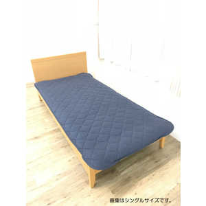 イケヒコ 【敷パッド】オーガニックコットン敷パッド マイン セミダブルサイズ(120×205cm/ネイビー) イケヒコ 【敷パッド】オーガニックコットン敷パッド マイン セミダブルサイズ(120×205cm/ネイビー)