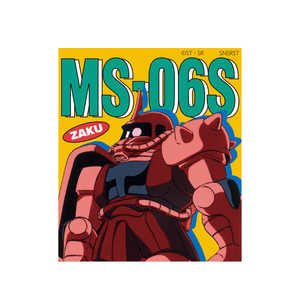 スモールプラネット キャラクターステッカー ガンダムMS MS-06S GU1012 スモールプラネット キャラクターステッカー ガンダムMS MS-06S GU1012