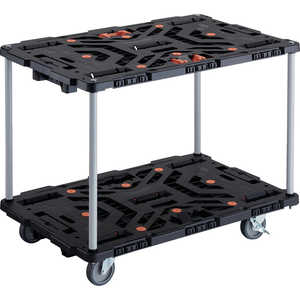 トラスコ中山 TRUSCO連結式樹脂製2段台車ビートル900X600自在5輪内2輪ストッパー付とめたろう付ハンドルなし BT920J5S2E100T トラスコ中山 TRUSCO連結式樹脂製2段台車ビートル900X600自在5輪内2輪ストッパー付とめたろう付ハンドルなし BT920J5S2E100T
