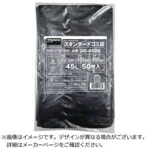トラスコ中山 TRUSCOスタンダードゴミ袋黒90L50枚入 GB90BK トラスコ中山 TRUSCOスタンダードゴミ袋黒90L50枚入 GB90BK