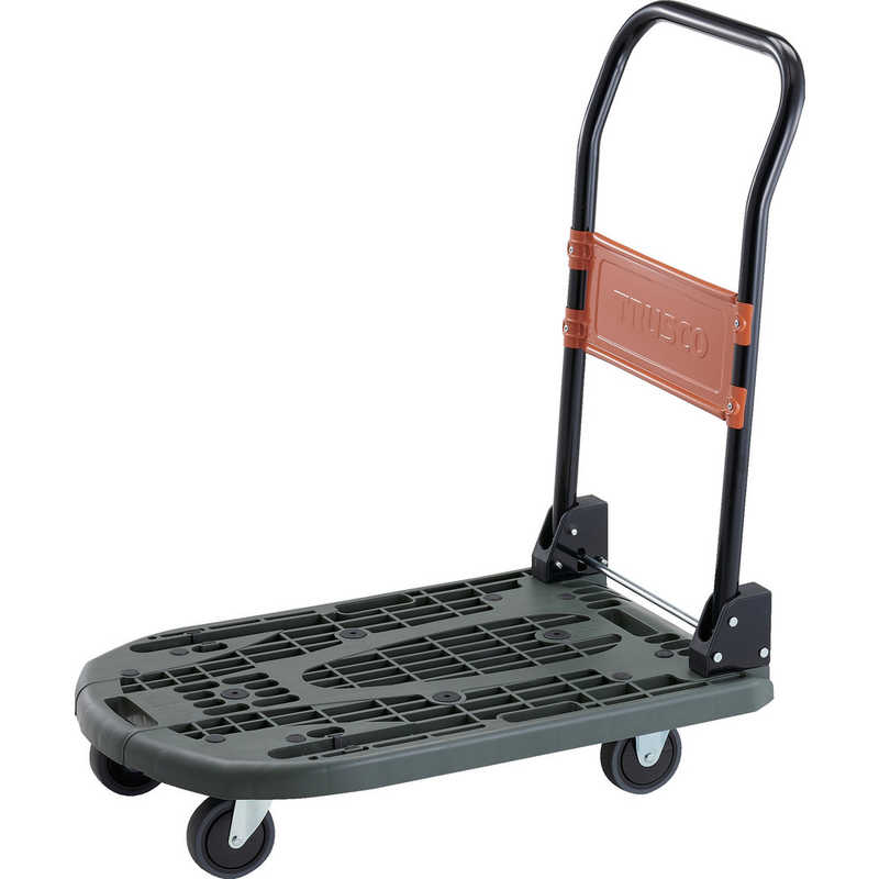 最適な材料 TRUSCO トラスコ 樹脂台車 カルティオ 折畳 780X490 ツヤ消シOD MPK720MOD 組立品 組立設置不可 代引不可  qdtek.vn