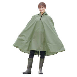 カミオジャパン HARAINY 自転車サイクルポンチョ カーキ KJBIKEPONCHO02 カミオジャパン HARAINY 自転車サイクルポンチョ カーキ KJBIKEPONCHO02