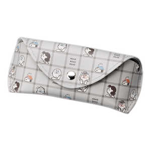 パール スヌーピー クロス付きめがねケース READING DAY メガネケース_スヌーピー