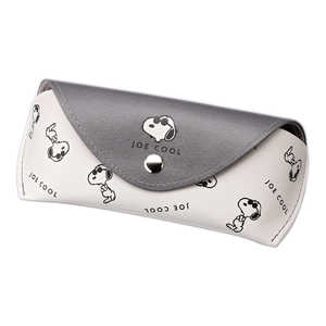 パール スヌーピー クロス付きめがねケース おすまし ジョー・クール メガネケース_スヌーピー