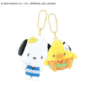 クラックス ニコぬいキーホルダー ポチャッコ ピヨ 和風 クラックス ニコぬいキーホルダー ポチャッコ ピヨ 和風