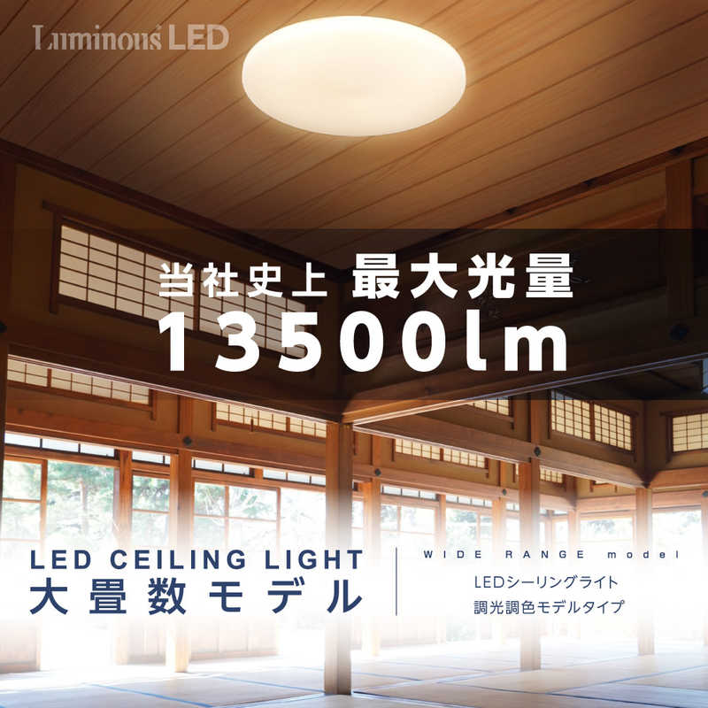 ドウシシャ ドウシシャ LEDシーリングライト 調光調色 20畳 20畳 リモコン付属  E55-W20DS E55-W20DS