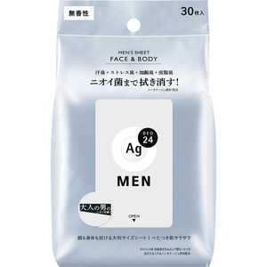 ファイントゥデイ Agデオ24メンズシートフェイス&ボディ無香性30枚 ファイントゥデイ Agデオ24メンズシートフェイス&ボディ無香性30枚