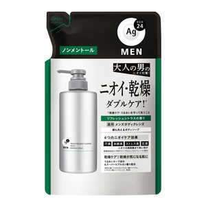 ファイントゥデイ エージーデオ24メン 薬用メンズボディクレンズ モイスト(ノンメントール)詰替用 420mL AGD24MBクレMカエ