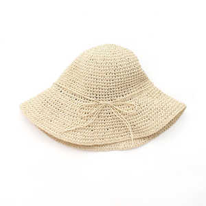 センバドー シンプル細編みペーパーハット LBE/ライトベージュ SPAPERHAT センバドー シンプル細編みペーパーハット LBE/ライトベージュ SPAPERHAT