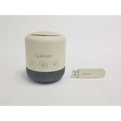 QRIOM テレビ用お手元スピーカー 2.4GHz ワイヤレス YTR-D500-OW