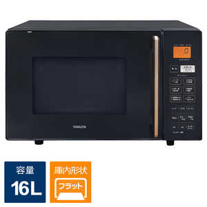 ヤマゼン 16Lオーブンレンジ フラット YAMAZEN ［16L］ NERS-F016V-B