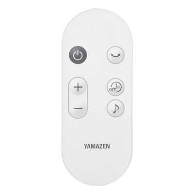ヤマゼン 30cm DCモーター搭載ハイリビング扇風機 コンパクト収納 左右