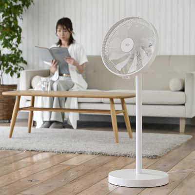 工事扇風機 ヤマゼン 30cm DCモーター搭載ハイリビング扇風機 コンパクト