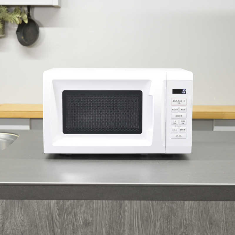 ORIGINALBASIC ORIGINALBASIC 最適あたため シンプル簡単操作 電子レンジ ［17L / ヘルツフリー(東日本・西日本対応）］ホワイト OB-R17TA-W OB-R17TA-W