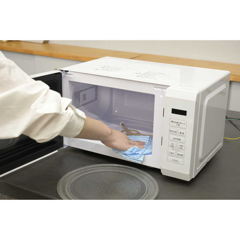 ORIGINALBASIC ORIGINALBASIC 最適あたため シンプル簡単操作 電子レンジ ［17L / ヘルツフリー(東日本・西日本対応）］ホワイト OB-R17TA-W OB-R17TA-W