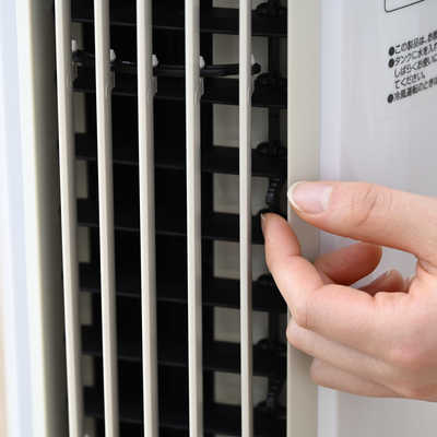 ヤマゼン 冷風扇風機 リモコン 左右自動ルーバー FKCR-D408-WC の通販