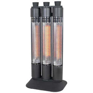 ヤマゼン カーボンヒーター シェアヒート 1200W ワイドレンジ 転倒オフ機能 DC-ZT12