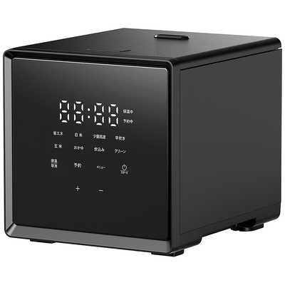 YAMAZEN 炊飯器 NEJS-025CM(B) [ブラック] ヤマゼン 炊飯器 2合 キューブ型 マイコン ブラック NEJS-025CM-B の