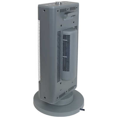 ヤマゼン 温風＋遠赤ヒーター ツインヒートプラス 1200W 首振り機能