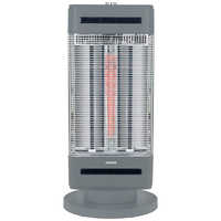 ヤマゼン 温風＋遠赤ヒーター ツインヒートプラス 1200W 首振り機能