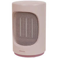 ヤマゼン ミニセラミックヒーター 600W 2時間オートオフ機能 ピンク