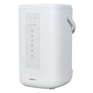 ヤマゼン 加湿器 スチーム式 木造10畳 鉄筋17畳 上部給水式 ホワイト EKS-V4-W