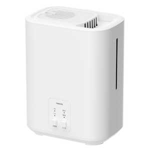 ヤマゼン 加湿器 スチーム式 木造6畳 鉄筋10畳 上部給水式 アロマポット付き ホワイト RKS-AA31