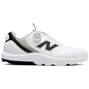 ニューバランス メンズ ゴルフシューズ Fresh Foam X 2500 v5 SL ボア Boa WHITE with BLACK and SILVER METALLIC ［ 26.0cm］  UG2500B