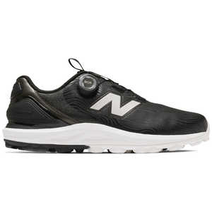 ニューバランス メンズ ゴルフシューズ Fresh Foam X 2500 v5 SL ボア Boa BLACK with WHITE and SILVER METALLIC ［ 27.5cm］  UG2500B