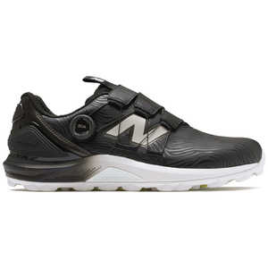 ニューバランス メンズ ゴルフシューズ Fresh Foam X 2500 v5 SL ボア Boa BLACK with WHITE and SILVER METALLIC ［ 27.0cm］  UG2500X