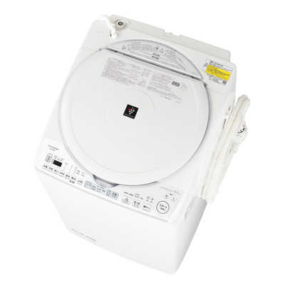 シャープ SHARP 縦型乾燥洗濯機 洗濯8.0kg 乾燥4.5kg ヒータ乾燥(排気 