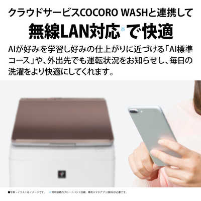 シャープ SHARP 縦型洗濯乾燥機 洗濯11.0kg 乾燥6.0kg ヒーター乾燥