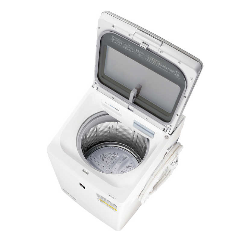 シャープ　SHARP シャープ　SHARP 縦型洗濯乾燥機 洗濯10.0kg 乾燥5.0kg ヒーター乾燥(排気) 穴なし槽 ES-PT10H-S シルバー系 ES-PT10H-S シルバー系