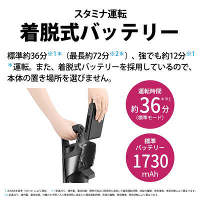 SHARP サイクロン式スティッククリーナー EC-PR9-B シャープ SHARP コードレススティッククリーナー RACTIVE Air