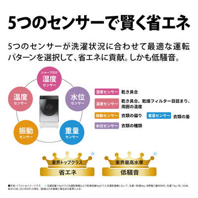都内23区配送無料✨シャープ　ドラム式洗濯乾燥機　ES-G11B-SL 2023 ES-G11B | 洗濯機：シャープ