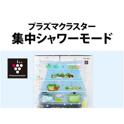 シャープ SHARP 冷蔵庫 6ドア フレンチドア(観音開き) プラズマ