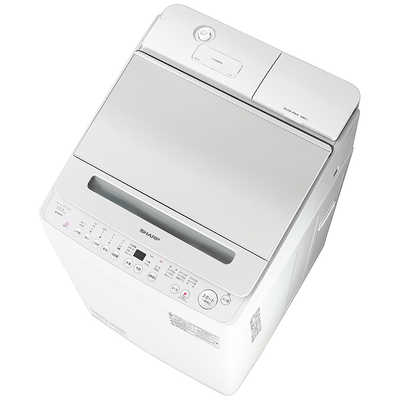 取付無料！新生活応援！SHARPシルバー大きめ冷蔵庫パナソニック洗濯機！ SHARP ES-SV8K-W 全自動洗濯機［洗濯8kg/ホワイト］☆大型配送